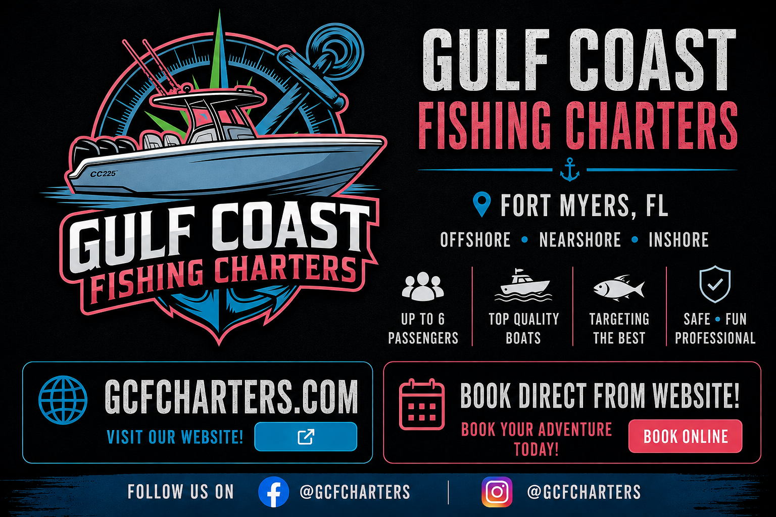 Gulf Coast Fishing Charters — Fort Myers, FL — gcfcharters.com